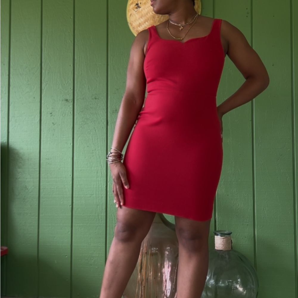 The Limited Red Mini Dress